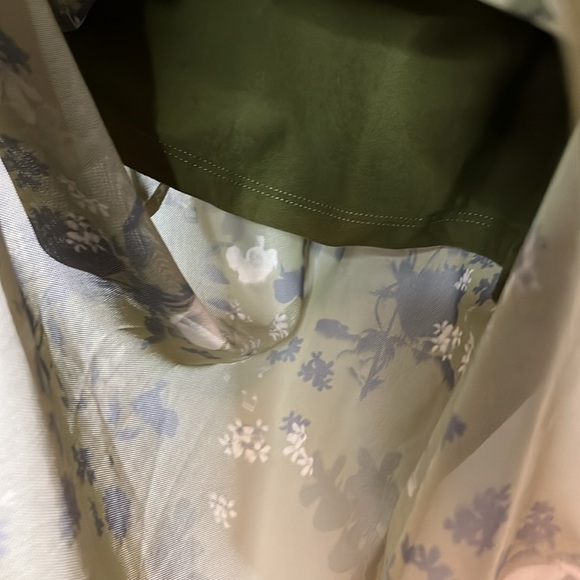 All Saints Ulla Kora green floral mesh slip dress - Picture 14 of 14